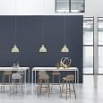 UNFOLD pendant lamp, made of soft silicone rubber material. Muuto