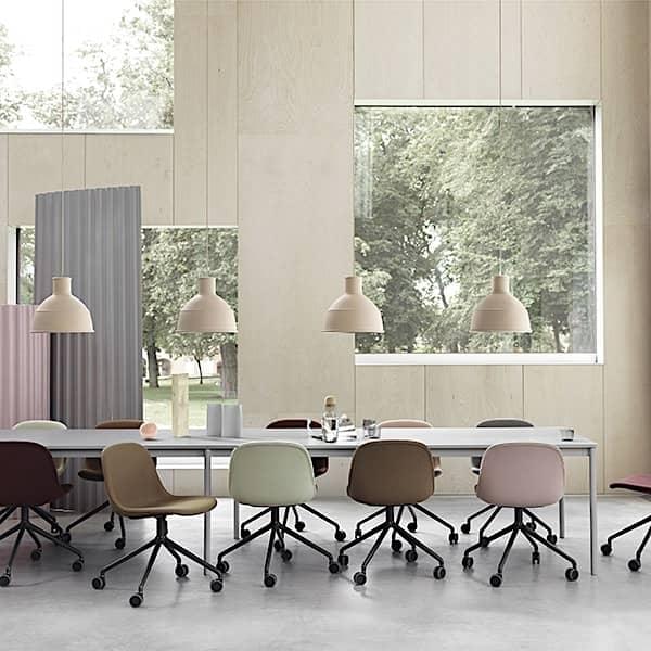 UNFOLD pendant lamp, made of soft silicone rubber material. Muuto