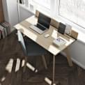 LOFT木质办公桌，简约实用。 TEMAHOME