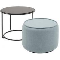 TOM, une table d'appoint et un pouf qui s’assemblent pour ne former qu’un