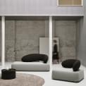 CHAT armchair, design and trendy, by SOFTLINE