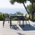 Chaise outdoor RE-CLIPS avec accoudoirs, par HOUE