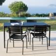 Chaise outdoor RE-CLIPS avec accoudoirs, par HOUE