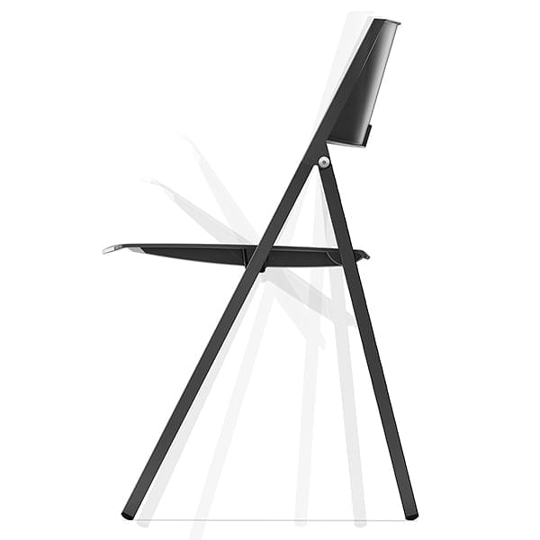 AXA, collection offering a folding chair, a 4-legged chair, and a design bar stool