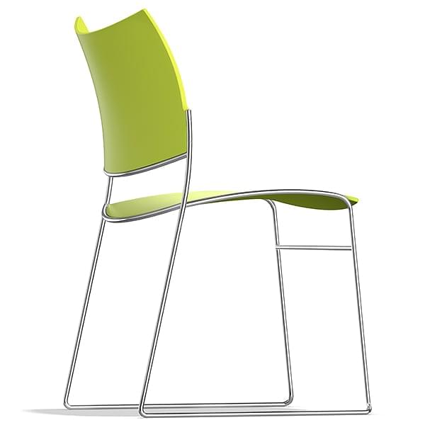 CURVY, range of stackable chairs and benches