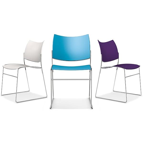 CURVY, range of stackable chairs and benches