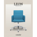 LEON, fauteuil confortable, empilable et design