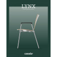 LYNX, chaise design, empilable et confortable