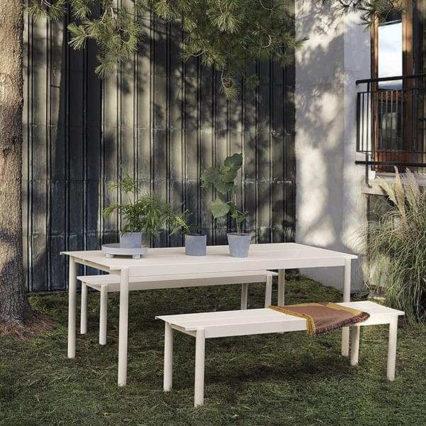 High End Furniture Collection Linear In Steel By Muuto Dining Table Outdoor 200 Cm Black High End Furniture Collection Linear In, All Modern Outdoor Furniture