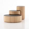 LEVELS, set tavolino modulare in legno massello, PER / USE