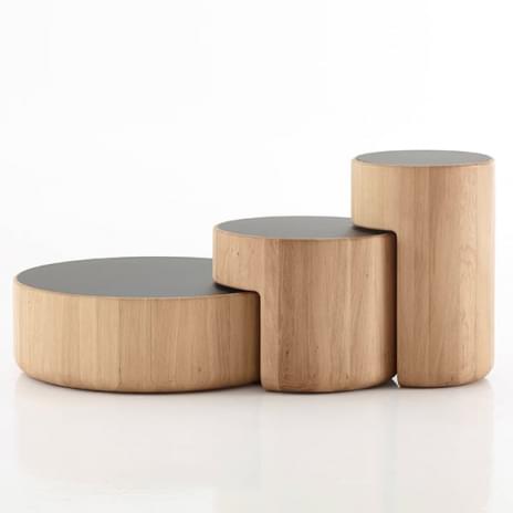 LEVELS, modular solid wood coffee table set, PER/USE