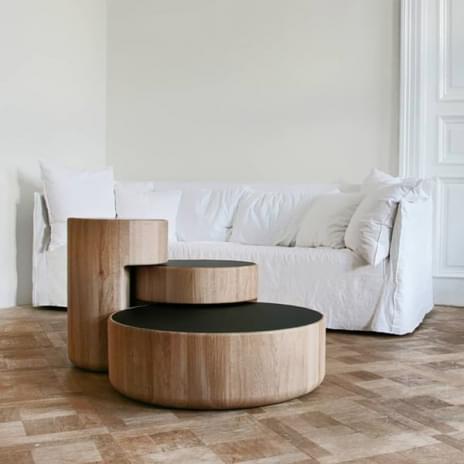 LEVELS, modular solid wood coffee table set, PER/USE