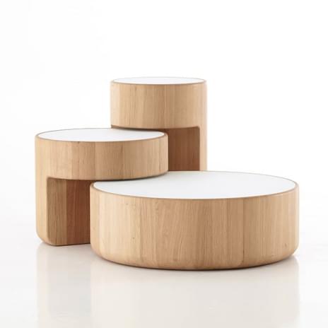 LEVELS, modular solid wood coffee table set, PER/USE