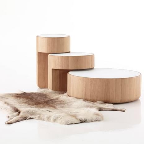 LEVELS, modular solid wood coffee table set, PER/USE