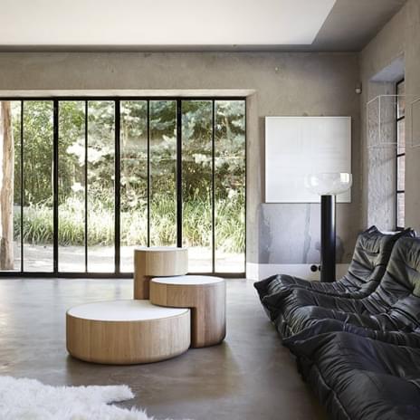 LEVELS, modular solid wood coffee table set, PER/USE