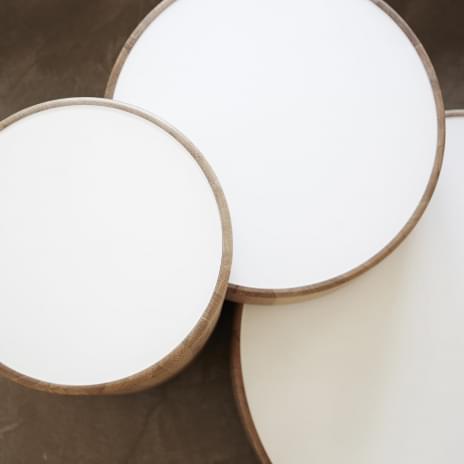 LEVELS, modular solid wood coffee table set, PER/USE