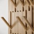 Λειτουργικό ξύλινο ράφι παλτών PIANO ή XYLO, PER / USE