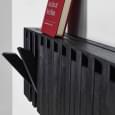 Functional wooden coat rack PIANO or XYLO, PER/USE