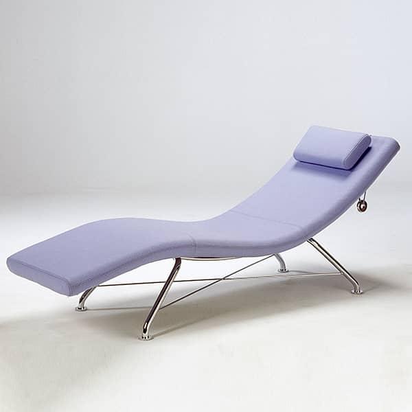 Chaise longue minimaliste et confortable SENSE. SOFTLINE