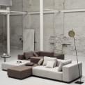 NEVADA: Konvertible sofa, 2 eller 3 sett, Chaise longue og pouf: vakre kombinasjoner