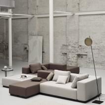NEVADA : convertible sofa, 2 or 3 sets, Chaise longue and pouf: beautiful...