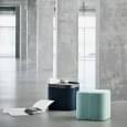 SOFT SQUARE, a timeless pouf with an additional tray.