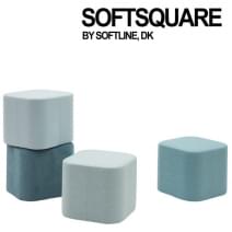 SOFT SQUARE，永恒的坐垫，带有一个额外的托盘。