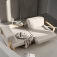 WOOD, έξυπνος μετατρέψιμος καναπές με μεγάλα μαξιλάρια: μια ανταμοιβή καινοτομίας