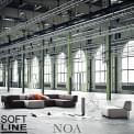 NOA, en sjenerøs modulær sofa, grafisk og veldig behagelig.