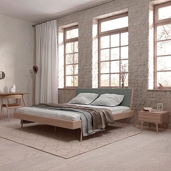 Fractie lof Aanklager FAWN, design and refined solid oak bed, by GAZZDA