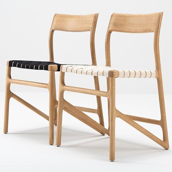 FAWN实心橡木椅子，简约设计，GAZZDA设计