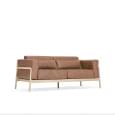 FAWN, 2-seters solid eik sofa - elegant og komfortabel, av GAZZDA