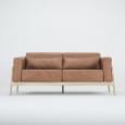 FAWN, 2-seters solid eik sofa - elegant og komfortabel, av GAZZDA