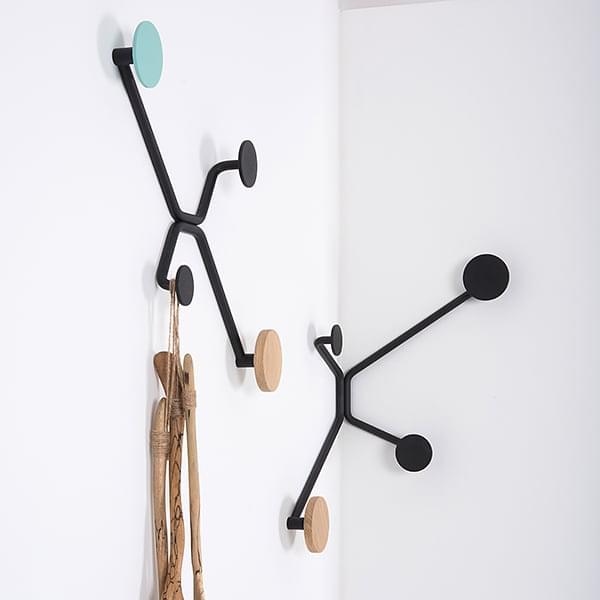 Perchero de Pared HUB Nuez - CASA & SAMIC