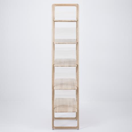 MUSE, étagère minimaliste en chêne massif, par GAZZDA