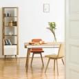 ENA, solid oak table with drawers, by GAZZDA