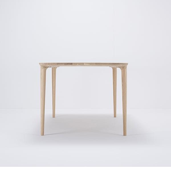 FAWN, solid oak table, Scandinavian design, by GAZZDA