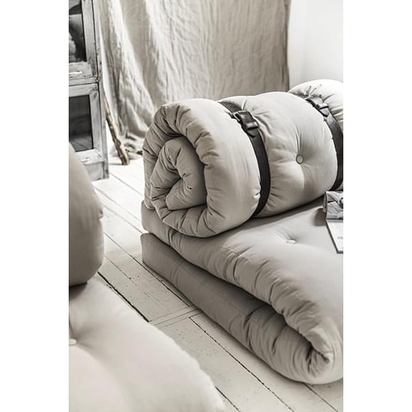 Buckle-up - futon conversível - enrole, desenrole e relaxe!