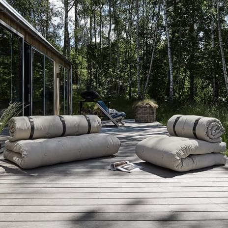 Buckle-up - Convertible futon - Roll it, unroll it, and relax!