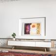 ENA, TV furniture in solid oak, by GAZZDA