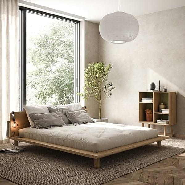 K Bed Natural Wood Structure, Bed Frames For 200