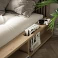 Ziggy, a bed made in solid wood, designed to be practical and functional