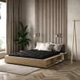 Ziggy, a bed made in solid wood, designed to be practical and functional
