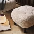 Comfortable and design pouf LITTLE PETRA, ATD1 by &TRADITION