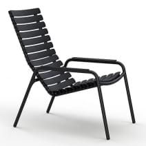 Fauteuils outdoor RE-CLIPS chaise lounge chair, avec accoudoirs, par HOUE