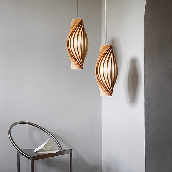 No111 Pendant lamp - Wood and its shapes, soft and warm - Tom Rossau
