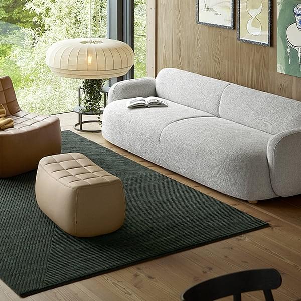 GEM, um sofá de 3 lugares excepcionalmente confortável