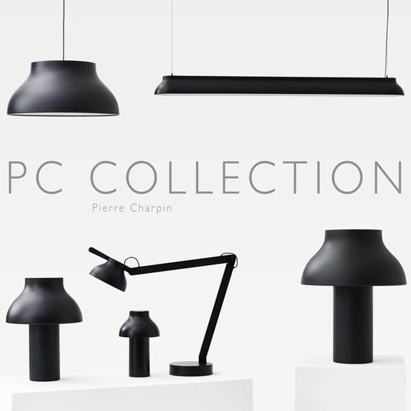 A coleção de luminárias para PC, contemporâneas e técnicas - HAY