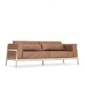 FAWN, 3-seters solid eik sofa - elegant og komfortabel, av GAZZDA