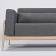 FAWN, 3-seters solid eik sofa - elegant og komfortabel, av GAZZDA